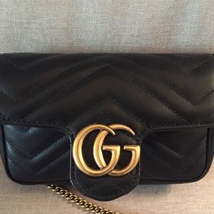 GG Marmont Matelasse Leather Super Mini Bag
